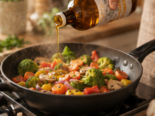 Bio-Sonnenblumenöl, Bio-Bratöl, Staller im Feld, nativ, kaltgepresst, zum kochen, zum braten, zum backen, für Salat