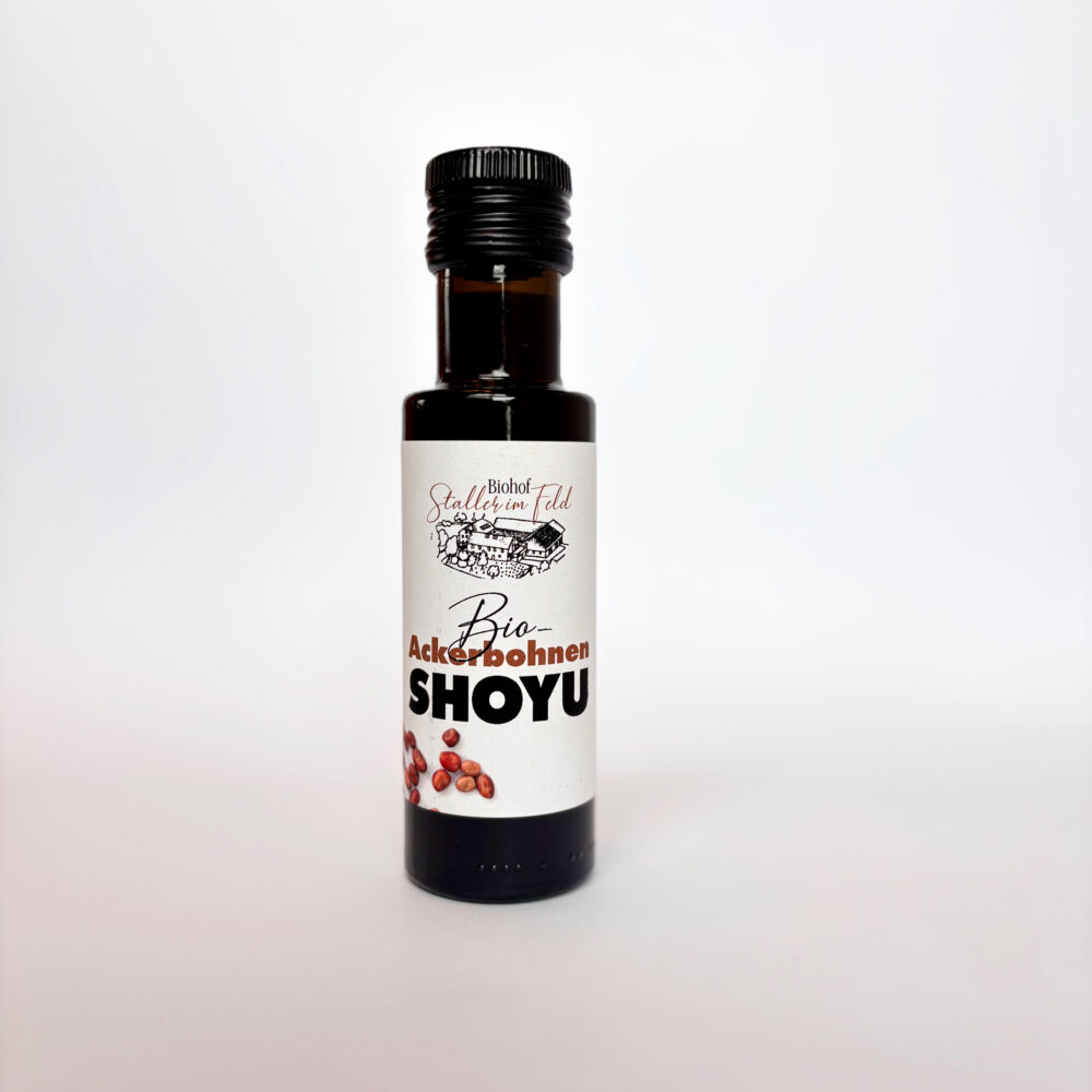 Bio-Shoyu, Bio-Ackerbohnen, Staller im Feld, bio würzen